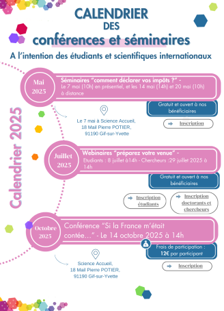 A l’intention des étudiants, doctorants et scientifiques internationaux
