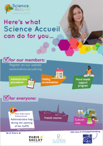 Science Accueil services aux bénéficiaires - affiche générale 2026 image